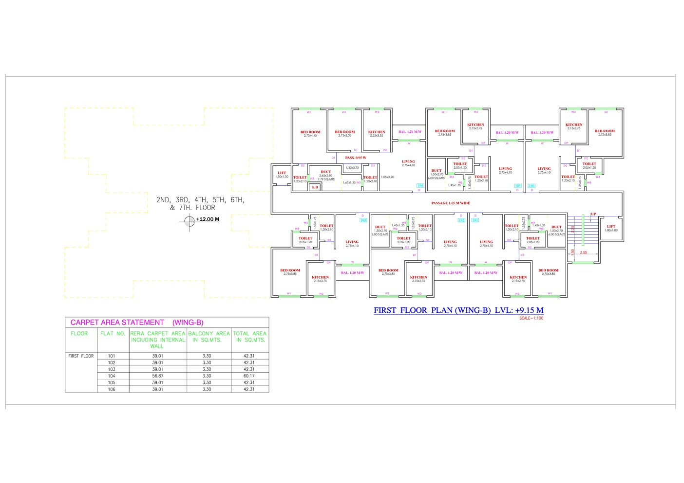 FIRST FLOOR PLAN (WING-B) (2)-page-001